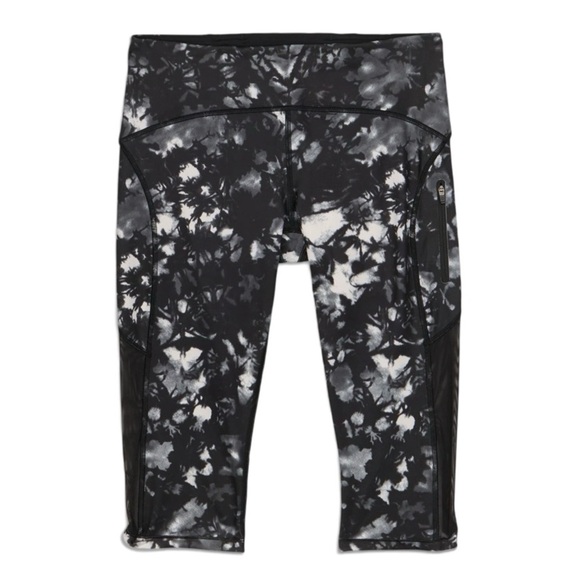 Lululemon Sun Runner Crop Leggings with Mesh Side Panels Sz‎ 6 - Picture 4 of 11